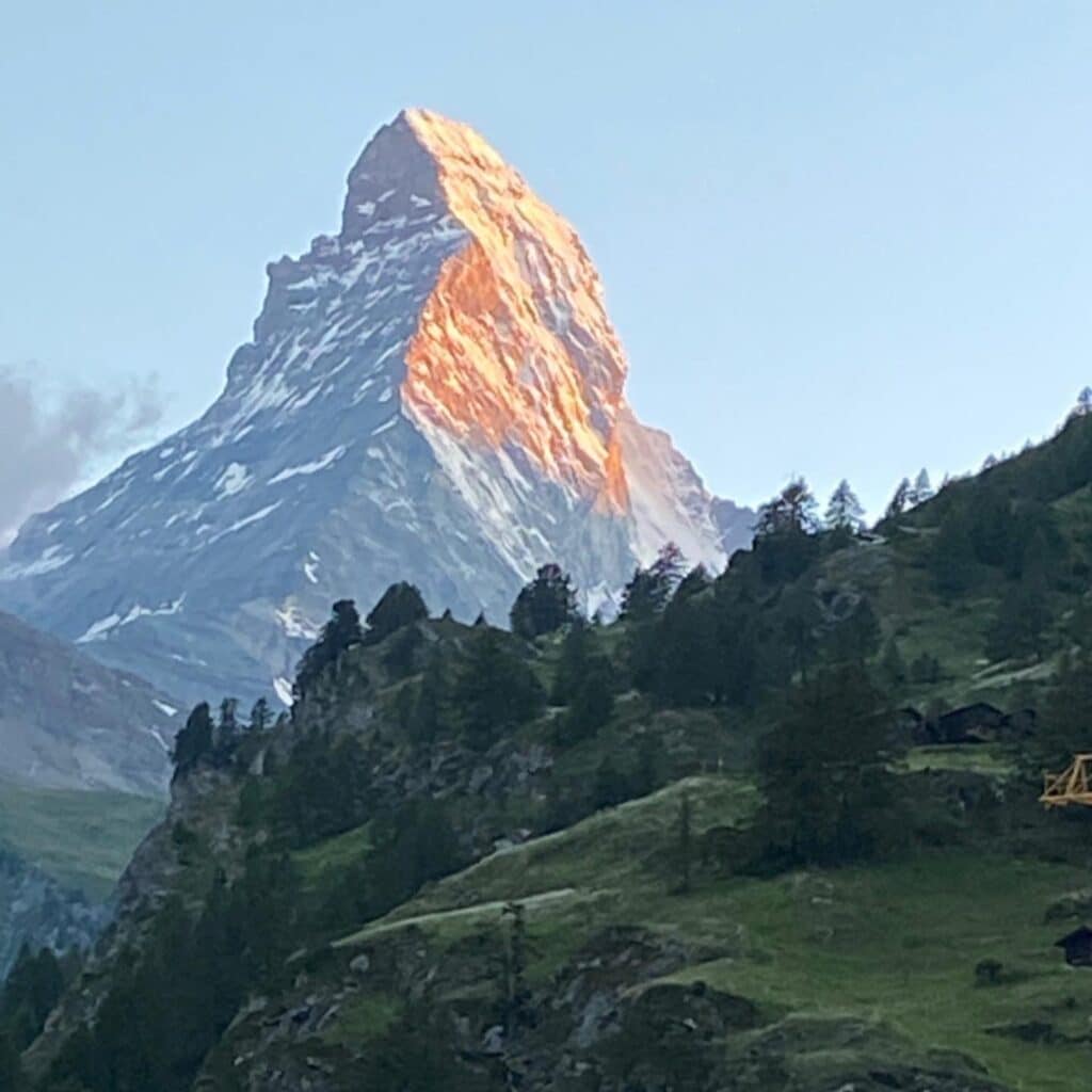 Matterhorn up close from our room