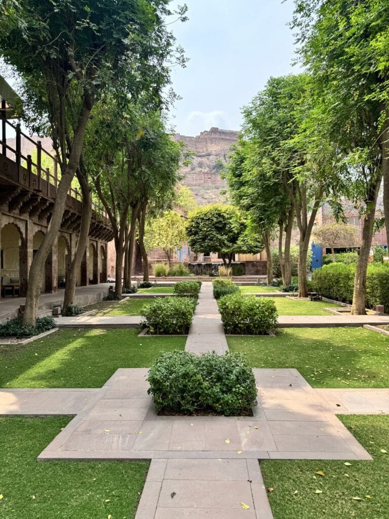 This boutique hotel in Jodhpur was really cool - RAAS. This hotel is right in the centre of Jodhpur and has the most amazing view of the fort. 