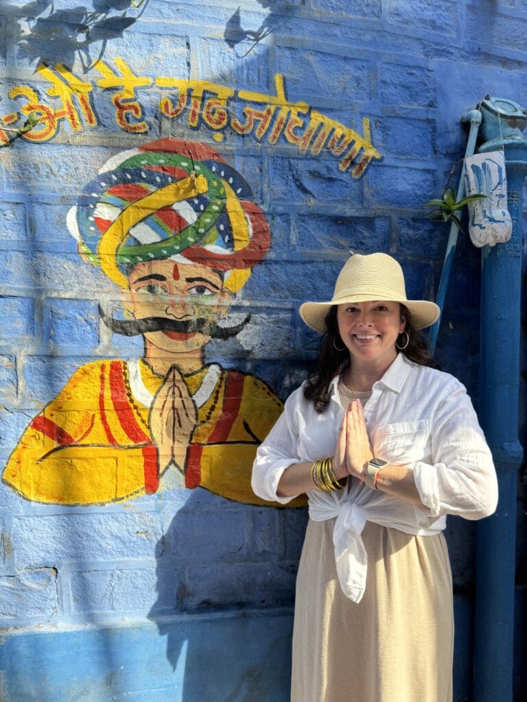 Namaste from the Blue City of Jodphur.