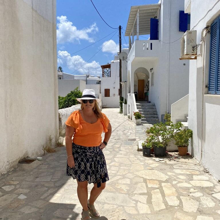 The gorgeous, sunny island of Paros